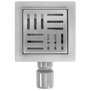 Душевой трап Rea Cross Nikiel Matt G6200 / G6201, 12х12 см