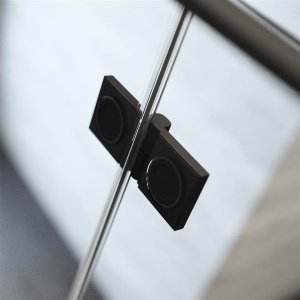Душевая шторка на ванну Radaway Nes 8 Black PND I, 110х150, прозрачный