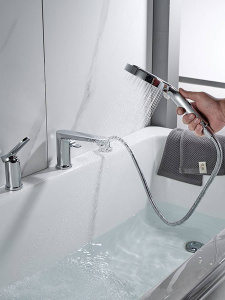 Смеситель на борт ванны Shevanik S4312 на 3 отверстия