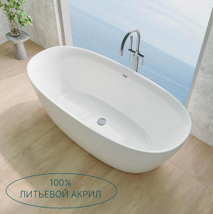Акриловая ванна VentoSpa Foretta Aura, 170х80