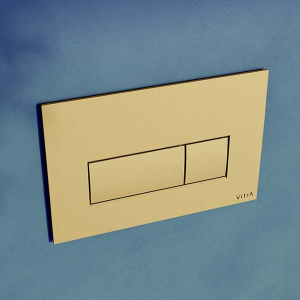 Кнопка для инсталляции Vitra Root Square 740-2324 золото, золото