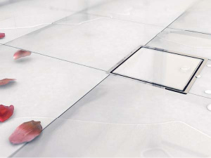 Душевой трап Pestan Confluo White Glass 3 Large no flng