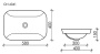 Умывальник CeramicaNova Element CN6041
