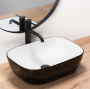 Умывальник Rea Belinda White Black