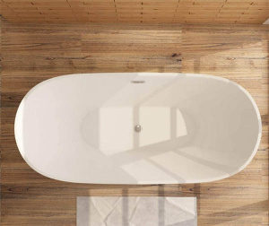 Акриловая ванна Calani Lotus White