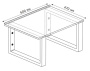 Столешница Good Door подвесная 60 черная