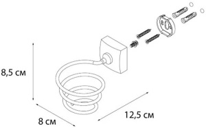 Держатель для фена Fixsen Kvadro FX-61319