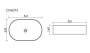 Умывальник CeramicaNova Element CN6075