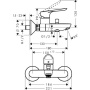 Смеситель для ванны Hansgrohe Logis E 71403000