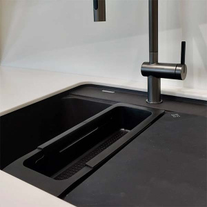 Корзина для кухонной мойки Deante Nero ZZB_N00L
