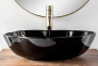 Умывальник Rea Pearl Black Shiny REA-U0858