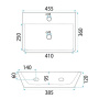Умывальник Rea Altea Cloudy REA-U9242