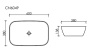 Умывальник CeramicaNova Element CN6049ML