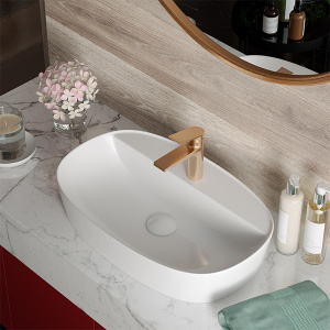 Комплект 2 в 1 умывальник Roxen Rio Max 110230-GB с донным клапаном