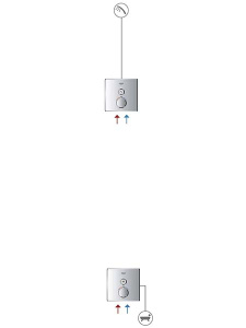 Смеситель встраиваемый Grohe Grohtherm SmartControl	29123GN0 термостатический