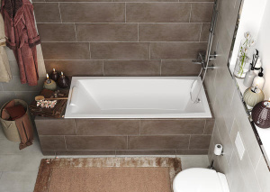 Акриловая ванна Marka One Aelita Slim, 150x75