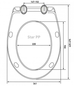 Крышка-сиденье Berges Star PP 026304