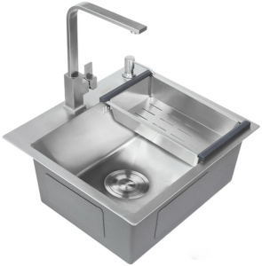 Кухонная мойка Avina HM5045 с коландером и дозатором