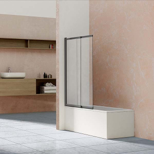 Душевая шторка на ванну Vincea VSB-1E100CLGM, 100х145, прозрачный
