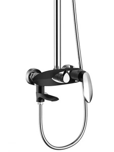 Душевая стойка Grocenberg GB7001 черный / хром