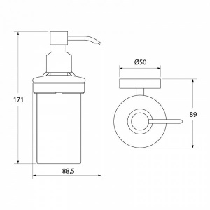 Дозатор для моющих средств Iddis Calipso CALMBG0i46
