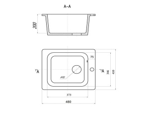 Кухонная мойка Wisent WA10-12