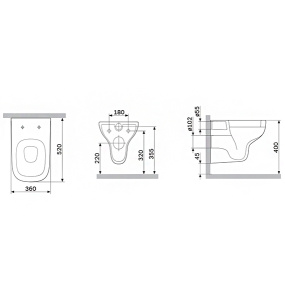 Подвесной унитаз AM.PM X-Joy S FlashClean C85A1702SC