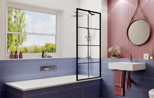 Душевая шторка на ванну Ambassador Bath Screens 16041208 / 16041209, 70х140, прозрачный