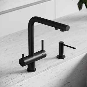 Смеситель для кухонной мойки Sancos Foster SC4014MB с подключением к фильтру воды
