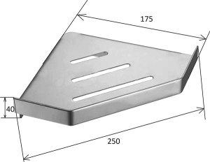 Полка Boheme New Venturo 10318-G / 10318-MG, золото