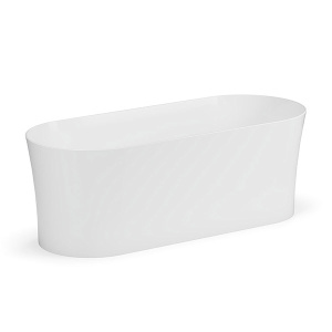 Ванна из искусственного камня Belux Берген Бг-1700 белый матовый Solid Surface