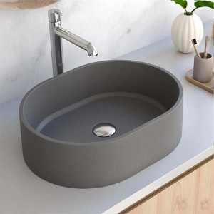 Умывальник Lauter Oliva 21O483G / 21O603G, 49х38, серый