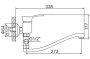 Смеситель для ванны Ledeme H14 L2114