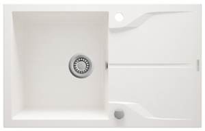 Кухонная мойка Deante Andante Flush ZQN 78х49, 78х49, алебастр