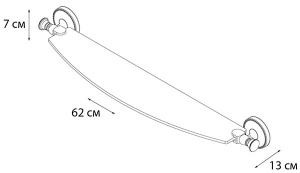 Полка Fixsen Adele FX-55003