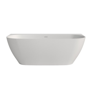 Ванна из искусственного камня Whitecross Make белый матовый Solid Surface, 170х80, белый матовый