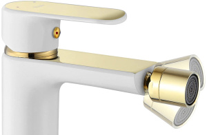 Смеситель для биде Rea Bloom White Gold REA-B9930