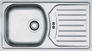 Кухонная мойка Franke Eurostar ETN / ETL 614-N, 78х44, декор
