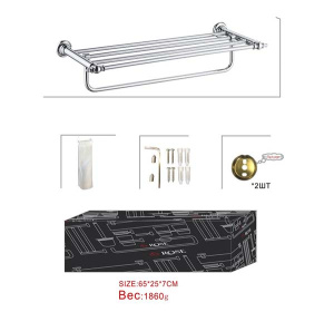 Полка для полотенец с держателем Rose RG1108