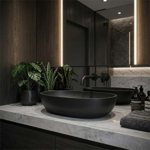 Умывальник Roxen Nimfa Black 300160-B