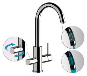 Смеситель для кухонной мойки Remer X Style N792DW / N792DWBG / N792DWBO / N792DWCFP / N792DWDO / N792DWNO / N792DWVO / N792DWXV, хром