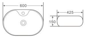Умывальник BelBagno BB1151