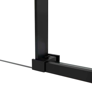 Душевая дверь Vincea Slim Soft VDS-1SS прозрачная профиль черный, 100х200, прозрачный