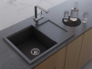 Кухонная мойка Omoikiri Daisen 65T, 65х51, leningrad grey