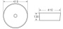 Умывальник BelBagno BB1315