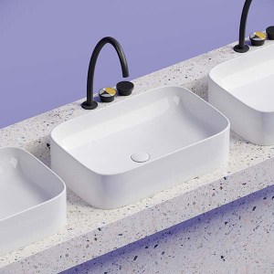 Умывальник CeramicaNova Element CN6053 / CN6053MW, 61х38, белый глянцевый