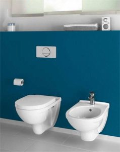 Подвесной унитаз Villeroy&Boch O.novo 5660HR01 безободковый с сиденьем Soft Close