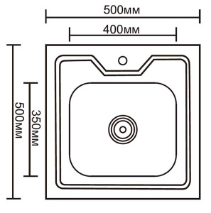 Кухонная мойка Ledeme L75050