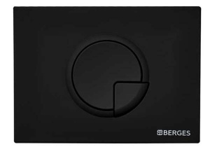 Инсталляция Berges Novum c кнопкой R5 черной Soft Touch