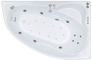 Гидромассажная ванна Triton Николь премиум Flat, 160х100